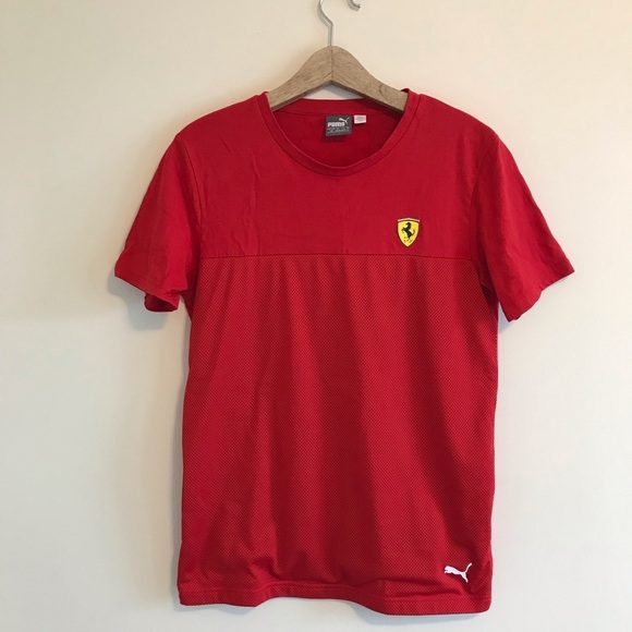 Puma Ferrari Red Tee Shirt - Picture 1 of 7